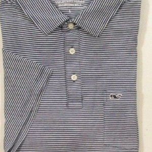 VINEYARD VINES Edgartown striped polo size large